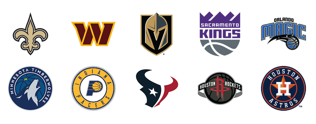 Nationwide sports team partners